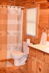 Bath-Blue Ridge cabin rentals- Bathroom